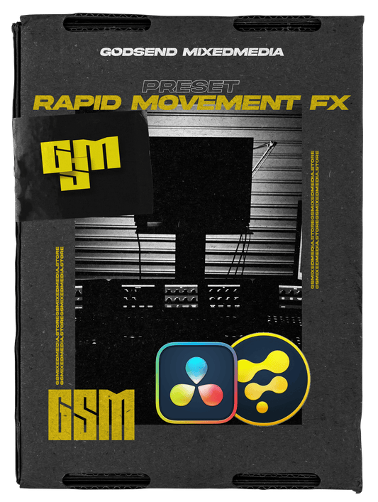 Rapid Movement FX Demo - GSMixedMediaDavinci Resolve Presets