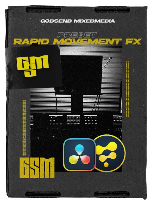 Rapid Movement FX - GSMixedMediaDavinci Resolve Presets