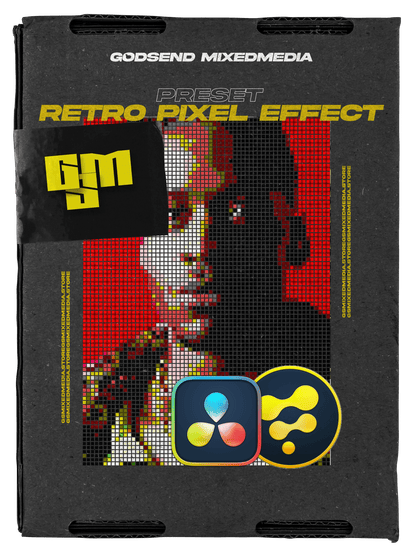 Retro Pixel Effect - GSMixedMediaDavinci Resolve Presets